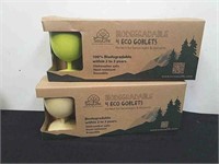 Two new packages of 4 count biodegradable Eco