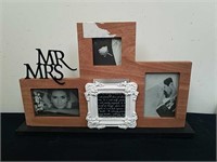 New collage Mr and Mrs photo frame