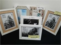 6 new 5x7-in photo frames