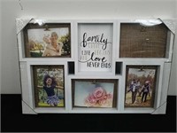 New 21x15 in collage photo frame