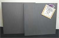 Two new 12x12 in perforated metal magnetic memo