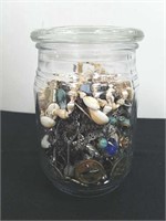 5.5-in jar with jewelry