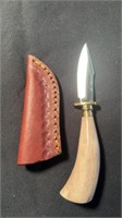 New 5.25” Mini Stag Skinner Knife with Sheath