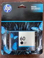$24.99 NEW HP 60 Black Ink Cartridge