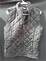 Size medium Indigo black zip up vest