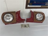 1964.5 1966 Ford Mustang headlight bucket bezels