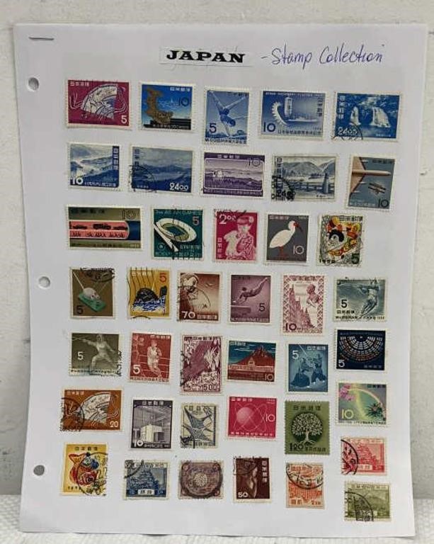 Japan Stamp Collection
