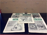 Five caged bird magazines 1950s