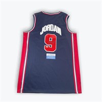 Michael Jordan Signed Team USA #9 Jersey w/COA