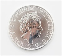 1 Troy OZ .999 Fine Silver UK Britannia Coin