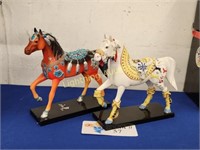 TWO TRAIL OF PAINTED PONIES FIGURES