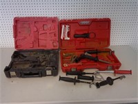 Milwaukee cases with handles, bits