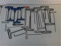 T handle Allen wrenches