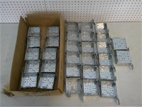 30 metal square receptacle boxes
