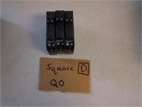 3 Square D QO 15-20amp breakers