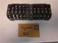 12- Square D QO 30amp breakers