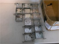 15 metal boxes