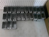 23 metal outlet boxes