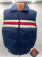 Herman’s XL Zip-Up Striped Puffer Ski Vest