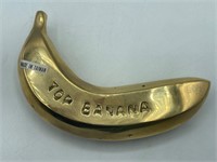 5” Solid Brass Top Banana Figure