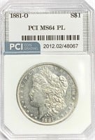 1881-O Morgan Silver Dollar MS-64 PL