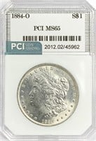 1884-O Morgan Silver Dollar MS-65