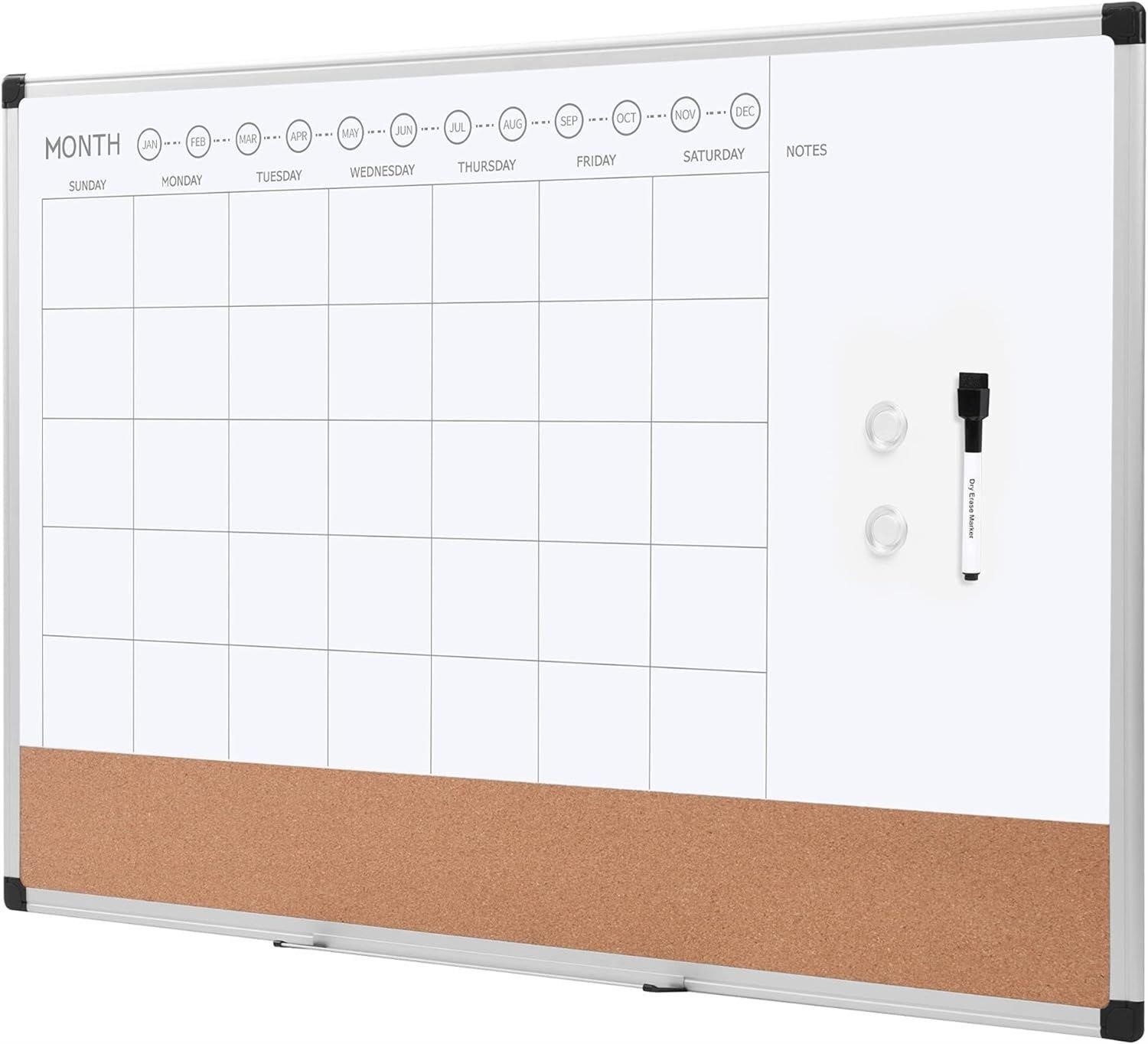 Amazon Basics Monthly Calendar Whiteboard