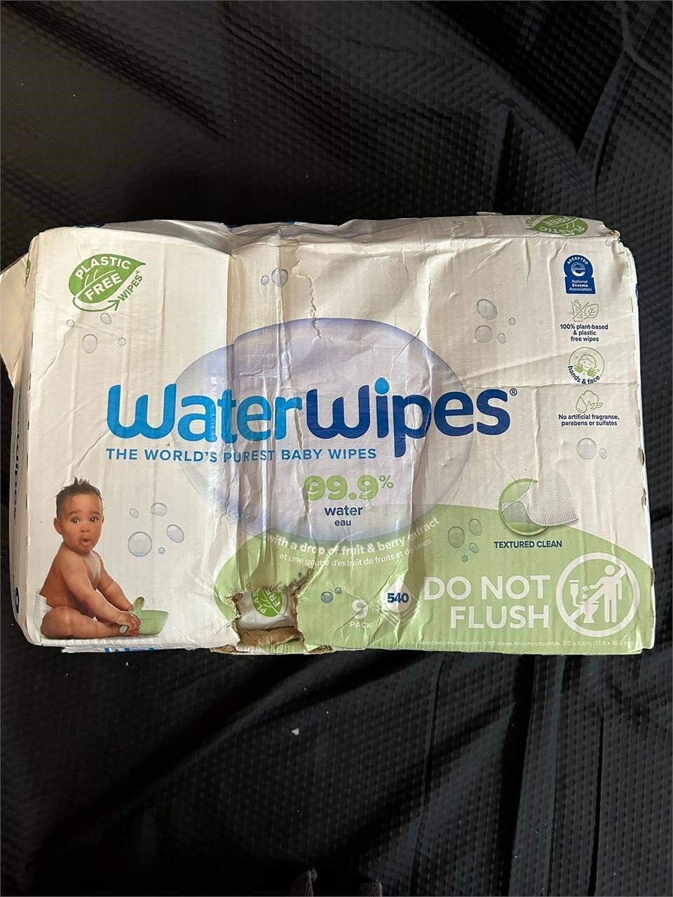 "Water Wipes" Baby Wipes 9 Pack