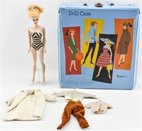 Vintage 1959 Original Barbie with Case