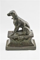 Maitland-Smith Bronze Dog Statue