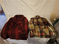 2 Vintage Wool Flannel Jackets