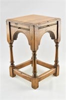 Jacobean Style Wooden Small Drinks or Side Table