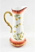 T. & V. Limoges, France Porcelain Pitcher Vase