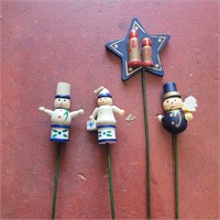 Wooden plant stakes/decor