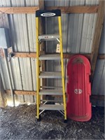 6-foot warner ladder, sled