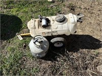 Propane tank, 15-gallon county line sprayer