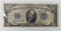 1934 A series $10.00 silver certificate