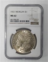 1921 graded Morgan