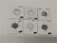 (6) miscellaneous interesting pennies