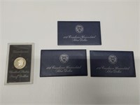 Ike silver dollars and Ike proof dollar