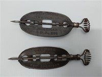 (2) Griswold oval dampers