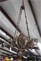 Heavy Brass Angel Hanging Urn