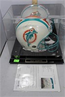Dan Marino Signed Dolphins Helmet With Letter Of A