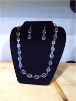 Hematite Necklace & Earrings Set