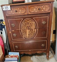 Ornate Dresser, Veneer Damage
