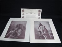 LOT OF 21 RNIEHART INDIAN PORTRAITS, BROWN TONE