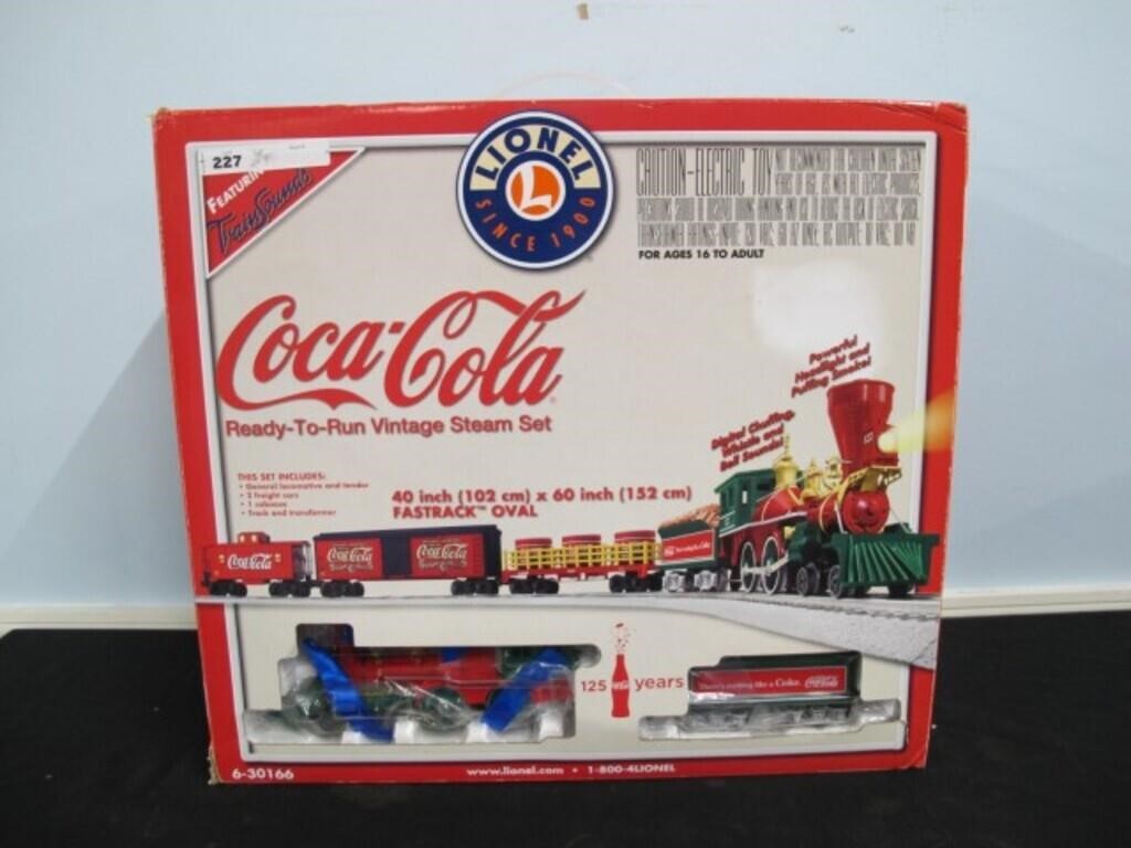 LIONEL TRAIN SET COKE IN BOX