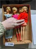 (3) 1966 Barbie Dolls