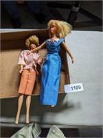 1968, 1962 Barbie Dolls