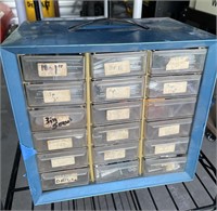 Akro Mils 18 Drawer Steel Cabinet